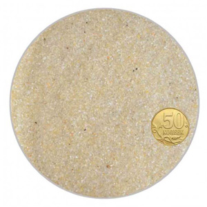 Грунт Биодизайн кварцевый песок (молочный) 0,1-0,63мм, пакет 4л. 5кг