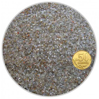 Грунт Биодизайн кварцевый песок (молочный) 0,8-1,4мм, пакет 4л. 5кг.
