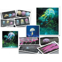 Силиконовая медуза фиолетовая Barbus 071