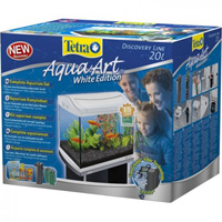 Tetra AquaArt Аквариум 20л Белый GoldFish