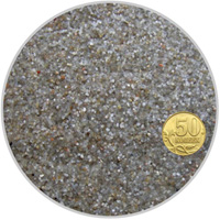 Грунт окатанный кварцевый песок (молочный) фр. 0,8-1,4мм