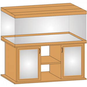 Пoдставка LUX 120*40*70, Цвет Дуб